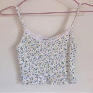 Brandy dainty cute flower top